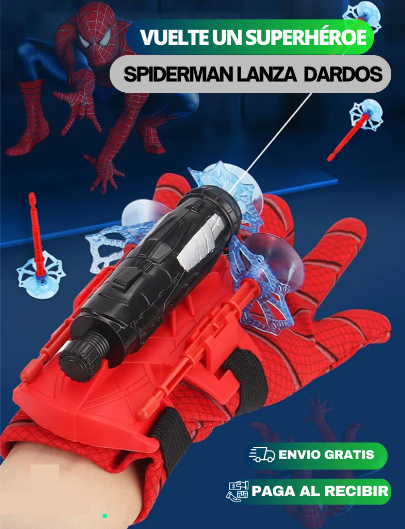 Guante de Spiderman Lanza Dardos / Alta Calidad