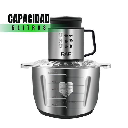 Procesador de Alimentos 5L Raf / Granos Cafe Carnes Verduras y Especias