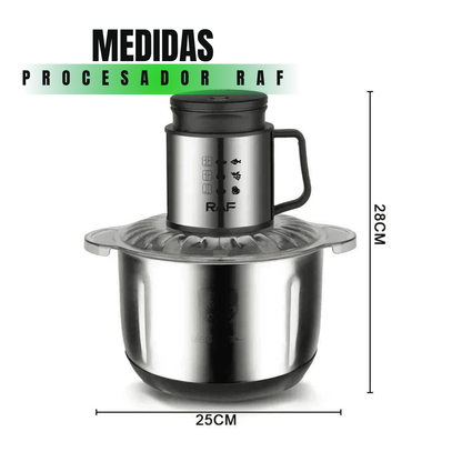 Procesador de Alimentos 5L Raf / Granos Cafe Carnes Verduras y Especias